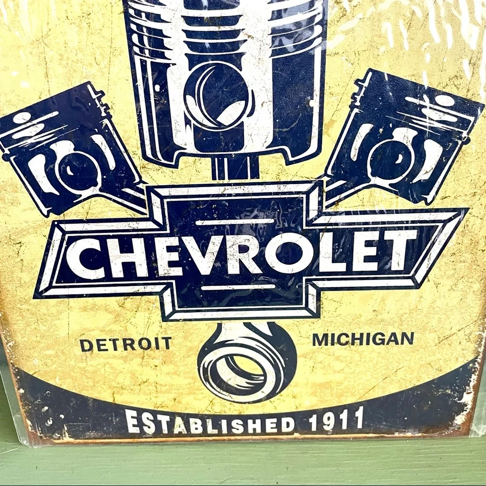 NEW Chevrolet Genuine Parts Metal Sign